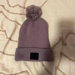 Herschel Reflective Pom Beanie Pink